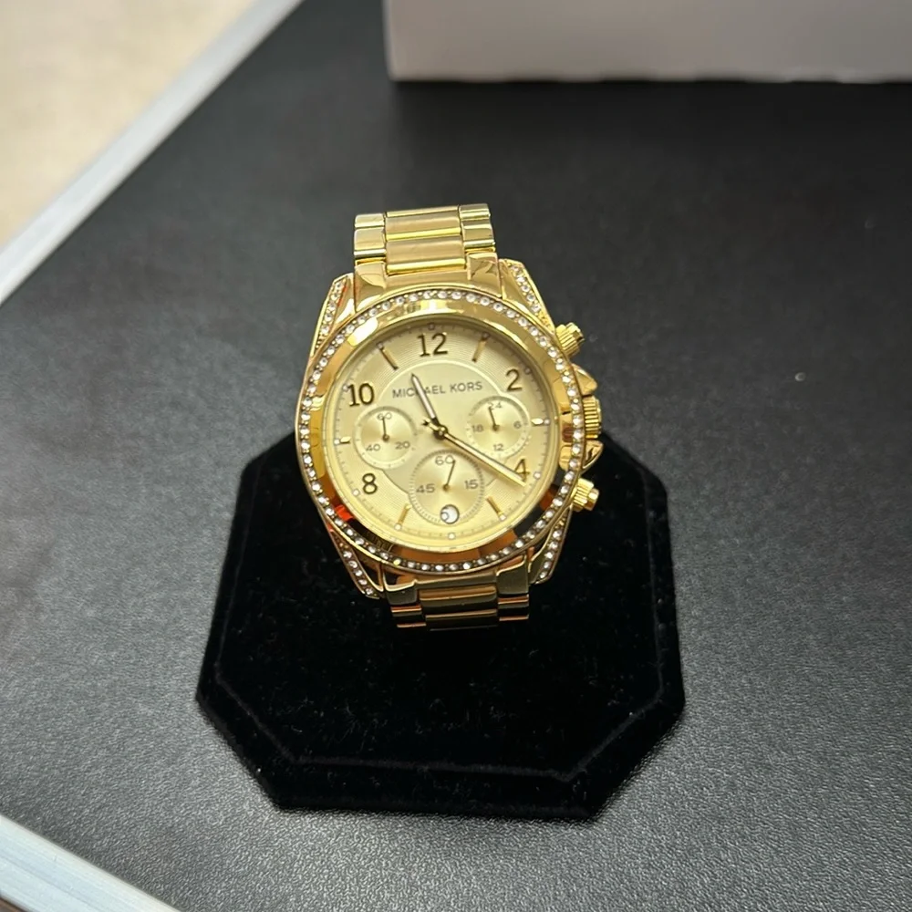 Michael Kors watch with crystals